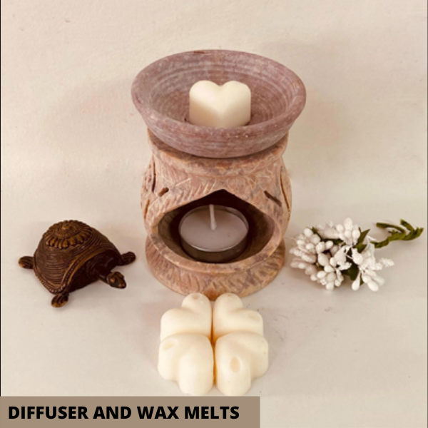 Wax melts with diffuser